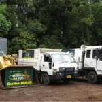 Teven Tree Service Trucks — Ballina district organic mulch delivery